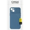 Topt Camshield Soft dėklas skirtas Apple iPhone 14 Plus mėlynos spalvos