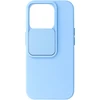 Dėklas Blue Mėlyna Camshield Soft skirtas Apple iPhone 15 Pro Light mėlynas