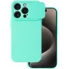 Topt Camshield Soft dėklas skirtas Apple iPhone 15 Pro mėtų spalvos