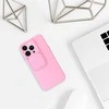 Topt Camshield Soft dėklas skirtas Apple iPhone 13 Pro Light rožinės spalvos