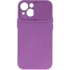 Topt Camshield Soft dėklas skirtas Apple iPhone 16 violetinės spalvos