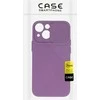 Topt Camshield Soft dėklas skirtas Apple iPhone 15 Pro Max violetinės spalvos