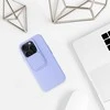 Fusion Accessories Topt Camshield Soft dėklas skirtas Apple iPhone 15 Pro Light violetinės spalvos
