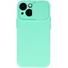 Topt Camshield Soft dėklas skirtas Apple iPhone 15 Plus mėtų spalvos