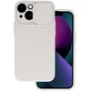 Topt Camshield Soft dėklas skirtas Apple iPhone 14 Plus rusvai gelsvas