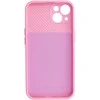 Topt Camshield Soft dėklas skirtas Apple iPhone 13 Light rožinės spalvos