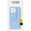 Topt Camshield Soft dėklas skirtas Apple iPhone 13 Pro Light mėlynos spalvos
