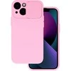 Topt Camshield Soft dėklas skirtas Apple iPhone 16 Plus Light rožinės spalvos