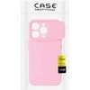 Topt Camshield Soft dėklas skirtas Apple iPhone 15 Pro Light rožinės spalvos