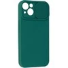 Topt Camshield Soft dėklas skirtas Apple iPhone 13 Dark žalias