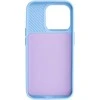 Topt Camshield Soft dėklas skirtas Apple iPhone 15 Pro Max Light mėlynos spalvos