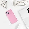Topt Camshield Soft dėklas skirtas Apple iPhone 13 Light rožinės spalvos