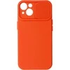 Topt Camshield Soft dėklas skirtas Apple iPhone 14 oranžinės spalvos