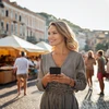 Topt Camshield Soft dėklas skirtas Apple iPhone 13 Pro Max Raudona