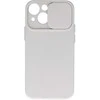 Topt Camshield Soft dėklas skirtas Apple iPhone 14 Plus rusvai gelsvas