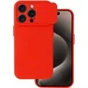 Topt Camshield Soft dėklas skirtas Apple iPhone 15 Pro Max Raudona