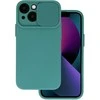 Topt Camshield Soft dėklas skirtas Apple iPhone 15 Dark žalias