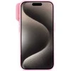 Topt Camshield Soft dėklas skirtas Apple iPhone 15 Pro Light rožinės spalvos