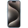 Topt Camshield Soft dėklas skirtas Apple iPhone 15 Pro Max Light mėlynos spalvos