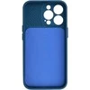 Topt Camshield Soft dėklas skirtas Apple iPhone 13 Pro Max mėlynos spalvos