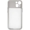 Topt Camshield Soft dėklas skirtas Apple iPhone 14 Plus rusvai gelsvas
