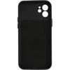 Dėklas Topt Camshield Soft skirtas Apple iPhone 12 juodos spalvos