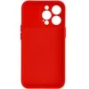 Topt Camshield Soft dėklas skirtas Apple iPhone 13 Pro Max Raudona