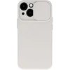 Topt Camshield Soft dėklas skirtas Apple iPhone 14 Plus rusvai gelsvas