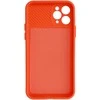 Topt Camshield Soft dėklas skirtas Apple iPhone 11 Pro oranžinės spalvos