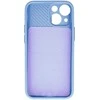 Topt Camshield Soft dėklas skirtas Apple iPhone 16 Plus Light violetinės spalvos