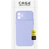 Topt Camshield Soft dėklas skirtas Apple iPhone 12 Light violetinės spalvos