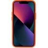 Topt Camshield Soft dėklas skirtas Apple iPhone 14 Plus oranžinės spalvos