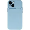 Topt Camshield Soft dėklas skirtas Apple iPhone 14 Plus Light mėlynos spalvos