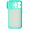 Topt Camshield Soft dėklas skirtas Apple iPhone 15 Pro mėtų spalvos