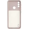 Topt Camshield Soft dėklas skirtas Motorola Moto E7 Power/E7i Power rusvai gelsvas