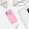 Topt Camshield Soft dėklas skirtas Motorola Moto E7 Power/E7i Power Light rožinės spalvos