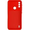 Topt Camshield Soft dėklas skirtas Motorola Moto E7 Power/E7i Power Raudona