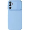 Topt Camshield Soft dėklas skirtas Samsung Galaxy A14 4G/5G Light mėlynos spalvos