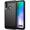 Topt Carbon dėklas skirtas Huawei P30 Lite juodos spalvos