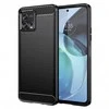 Topt Carbon dėklas skirtas Motorola Moto G24 juodos spalvos
