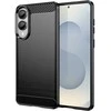 Topt Carbon dėklas skirtas Samsung Galaxy S25 Edge juodos spalvos