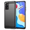 Topt Carbon dėklas skirtas Xiaomi Redmi Note 11/Note 11S juodos spalvos
