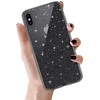 Topt Crystal Glitter dėklas skirtas Apple iPhone X/XS (5,8″) sidabro spalvos