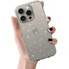 Topt Crystal Glitter Dėklas skirtas Apple iPhone 16 Pro sidabro spalvos