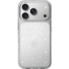 Crystal Glitter dėklas skirtas Apple iPhone 17 Pro Max Sidabrinis
