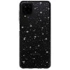 Topt Crystal Glitter dėklas skirtas Samsung Galaxy A12 sidabro spalvos