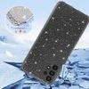 Topt Crystal Glitter dėklas skirtas Samsung Galaxy A13 4G sidabro spalvos