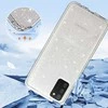 Topt Crystal Glitter dėklas skirtas Samsung Galaxy A02S sidabro spalvos