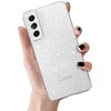Topt Crystal Glitter dėklas skirtas Samsung Galaxy S21 FE sidabro spalvos