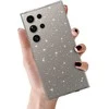 Topt Crystal Glitter dėklas skirtas Samsung Galaxy S23 Ultra sidabro spalvos